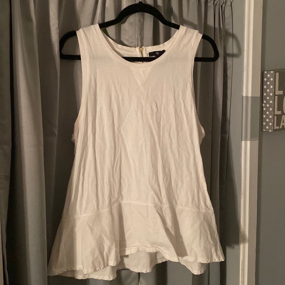 White GAP Tank Top